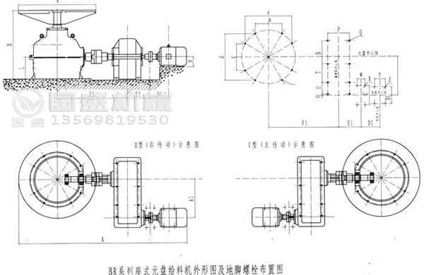 建材PZ座式圓盤(pán)給料機(jī)